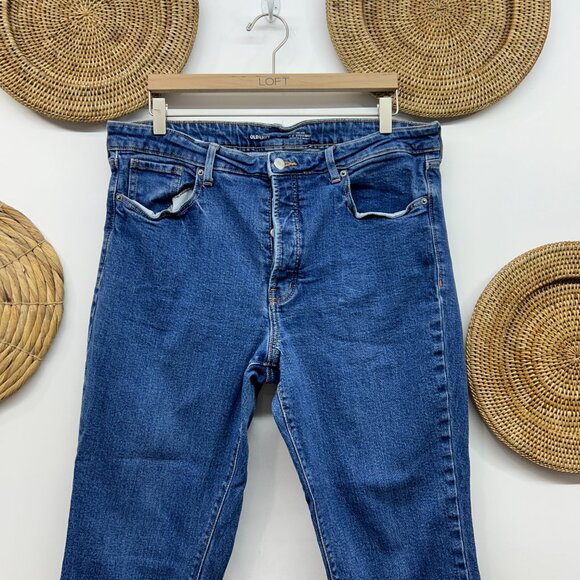 Old Navy Button Fly High Waist High Rise OG Straight Leg Jeans Plus Size 16 - Picture 3 of 7
